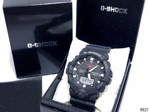 ☆美品 稼働品☆ CASIO G-SHOCK カシオ GA-800-1AJF クォーツ デジアナ ブラック メンズ 腕時計 箱付き M82FA