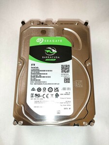 Seagate BarraCuda 3.5インチ 8TB SATA ハードディスク HDD ST8000DM004 使用時間短