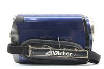 【返品保証】 【録画再生確認済み】ビクター Victor Everio GZ-MG330-A ブルー 32x バッテリー 元箱付き ビデオカメラ v1234_画像4