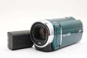 【訳あり品】 【録画再生確認済み】JVC Everio GZ-E117-G グリーン 40x バッテリー付き ビデオカメラ v1238