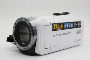 【返品保証】 【録画再生確認済み】JVC GZ-R70-W ホワイト WATER PROOF ビデオカメラ v1239