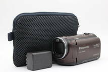 【返品保証】 【録画再生確認済み】パナソニック Panasonic HDC-TM45 ブラウン 42x バッテリー付き ビデオカメラ v1244_画像1