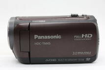 【返品保証】 【録画再生確認済み】パナソニック Panasonic HDC-TM45 ブラウン 42x バッテリー付き ビデオカメラ v1244_画像3