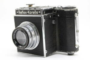 【訳あり品】 Reflex-Korelle Carl Zeiss Jena Tessar 8cm F2.8 カメラ v1271