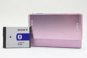【返品保証】 ソニー SONY Cyber-shot DSC-T77 ピンク 4x バッテリー付き コンパクトデジタルカメラ v1440