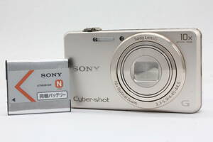 【返品保証】 ソニー SONY Cyber-shot DSC-WX220 ゴールド 10x バッテリー付き コンパクトデジタルカメラ v1441