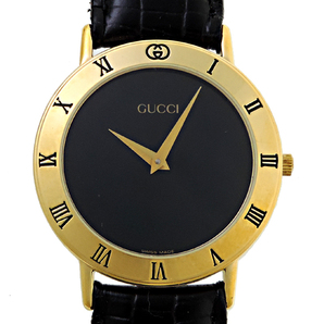 ［飯能本店］GUCCI グッチ ラウンド 3000.2.M 腕時計 レディース・メンズ DH80865の画像1