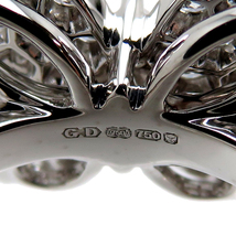 ［銀座店］GRAFF グラフ パヴェ バタフライ ダイヤモンド ミニ RGR523 リング・指輪 750ホワイトゴールド 9.5号 レディース DH80710_画像7
