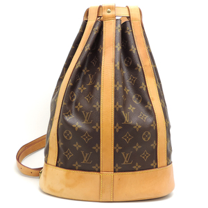 ［飯能本店］LOUIS VUITTON LV ルイ・ヴィトン ランドネ M42243 (廃番) ショルダーバッグ モノグラム エベヌ (ブラウン系) DH81124