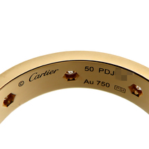 ［飯能本店］CARTIER カルティエ #50 約0.19ct ダイヤモンド ミニ ラブ リング・指輪 750イエローゴールド 10号 CRB4056200 DH81155_画像5