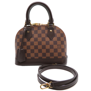 ［飯能本店］LOUIS VUITTON LV ルイ・ヴィトン アルマ BB ハンドバッグ ダミエ ブラウン N41221 レディース DH81236