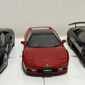 3台セット　オートアート 1/18 HONDA NSX +ランボルギーニ　アヴェンタドール　ロードスター　＋ムルシエラゴ　SV autoart 