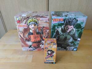 NARUTO-ナルト- 疾風伝 VIBRATION STARS うずまきナルト ロック・リー NARUTOP99 ワールドコレクタブルフィギュアvol.1 千手柱間 ３点