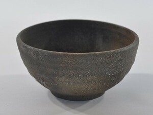 盆栽鉢 4号 黒ミニ焼締赤土味 鉢 陶器 茶