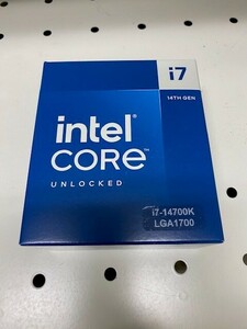 *intel Core i7-14700K no. 14 generation CPU new goods unused unopened goods 