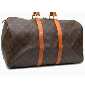 【極美品】Louis Vuitton ルイヴィトン モノグラム キーポル45 ボストンバッグ M41428 定価約16万