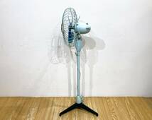 AA09008 昭和レトロ National ナショナル ELECTRIC FAN エレクトリックファン 扇風機 伸縮スタンド 動作OK_画像7