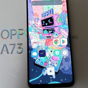 美品 OPPO A73 有機ELディスプレイ SIMフリー ダイナミックオレンジ 64GB 楽天モバイル