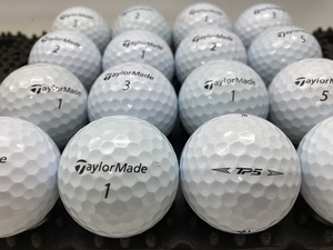 Q356【人気】 TaylorMade テーラーメイド ツアープリファード TP5 2019年モデル ホワイト 16個【B級ランク】【ロストボール】