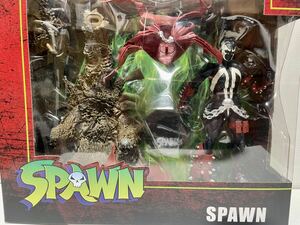  new goods DX Spawn action figure Deluxe Spawn mak fur Len toys SPAWN McFARLANE TOYS 7 -inch moveable . seat 