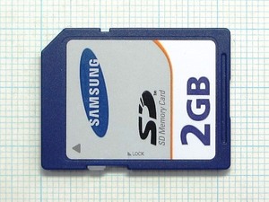 ★SAMSUNG ＳＤメモリーカード ２ＧＢ 中古★送料６３円～