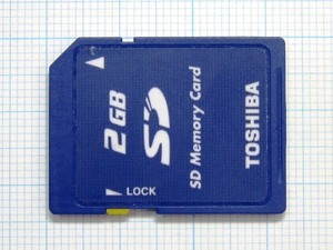 ★TOSHIBA ＳＤメモリーカード ２ＧＢ 中古★送料６３円～