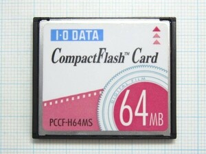 *I*O DATA CompactFlash 64MB used * postage 63 jpy ~