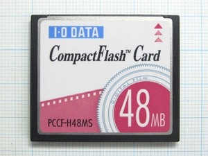 *I*O DATA CompactFlash 48MB used * postage 63 jpy ~