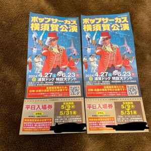 ポップサーカス 横須賀公演 平日入場券