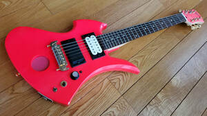 fernandes MG-Jr SP-Jr. свет розовый . ограниченное количество товар . Mini гитара . специальный чехол есть 