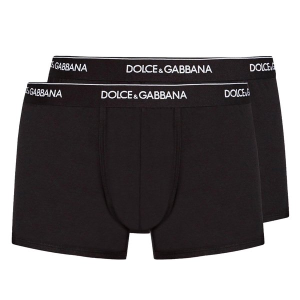 送料無料 4 DOLCE&GABBANA ドルチェ＆ガッバーナ M9C07J ONN95 N0000 アンダーウェア ボクサーパンツ 2枚セット size 6