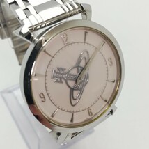 KA★1円～ 中古品 Vivienne Westwood ヴィヴィアンウエストウッド VW-7043 SS 35mm クォーツ 箱・コマ付き 稼働品_画像3