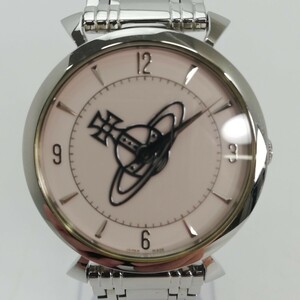 KA★1円～ 中古品 Vivienne Westwood ヴィヴィアンウエストウッド VW-7043 SS 35mm クォーツ 箱・コマ付き 稼働品