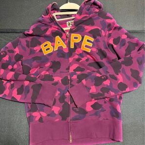 A bathing ape ジップパーカー ジップアップ