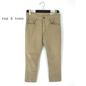 A6652/春夏 rag&bone ラグアンドボーン コットン ストレート テーパード ワークパンツ スラックス チノパン 30 ベージュ/USA製 メンズ