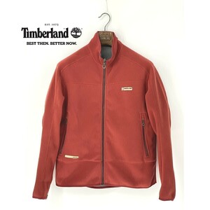 A8669/ビンテージ 90s 極美品 春夏 Timberland ティンバーランド ririジップ リバーシブル フリース ブルゾン ジャケットXS 赤 灰色 メンズ