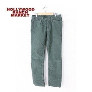 A3803/美品 春夏 HOLLYWOOD RANCH MARKET ハリウッドランチマーケット HRM コットン デニム スレ加工 ワークパンツ 28 濃紺/日本製 メンズ