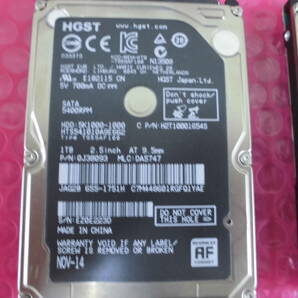 HGST 2.5インチHDD HTS541010A9E662 1TB 9.5mm SATA 5個セットの画像2