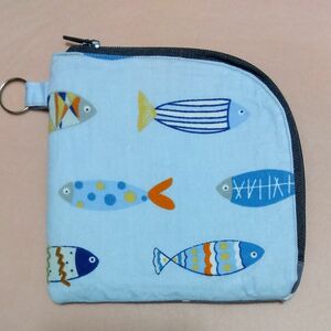 魚柄の財布 ハンドメイド