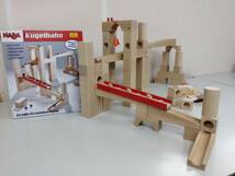 美品♪ HABA クーゲルバーン 木のおもちゃ 積み木 kugelbahn 組み立て トイ ドイツ製_画像1