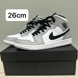 26cm NIKE AIR JORDAN 1 MID Smoke Grey ナイキ ジョーダン スモークグレー 新品未使用