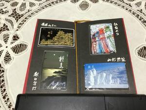 東北4大祭り　青森ねぶた祭・秋田竿燈まつり・山形花笠まつり・仙台七夕まつり　未使用 50 × 2 枚105 × 2 枚　合計310度数