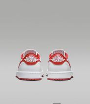Nike Air Jordan 1 Retro LowOG White and University Redナイキ エアジョーダン1 レトロ ロー OG ホワイト アンド ユニバーシティレッド_画像6