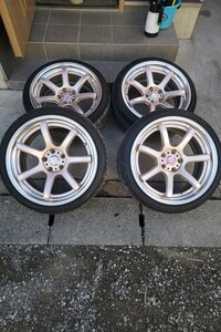 WORK EMOTION　ワークエモーション　T7R 2P 19インチ　9.5J インセット40　　WRX CIVICなどに