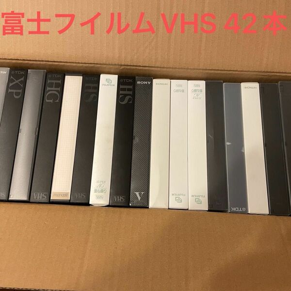 FUJIFILM 富士フイルム　VHS ビデオテープ　42本