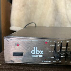 dbx デービーエックス ステレオ グラフィックイコライザー 1531P 中古 音響 通電確認済の画像2
