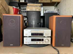 [ electrification OK]DENON Denon system player DRA-F100 / DCD-F100 / SC-F100 pair audio equipment operation goods 