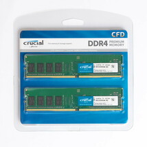 送料無料 CFD Selection crucial DDR4-2666 PC4-21300 8GBx2枚 W4U2666CM-8G 中古良品 動作確認済_画像1