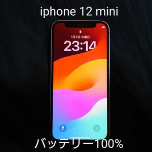 iphone 12 mini 64GB パープル【バッテリー100％】