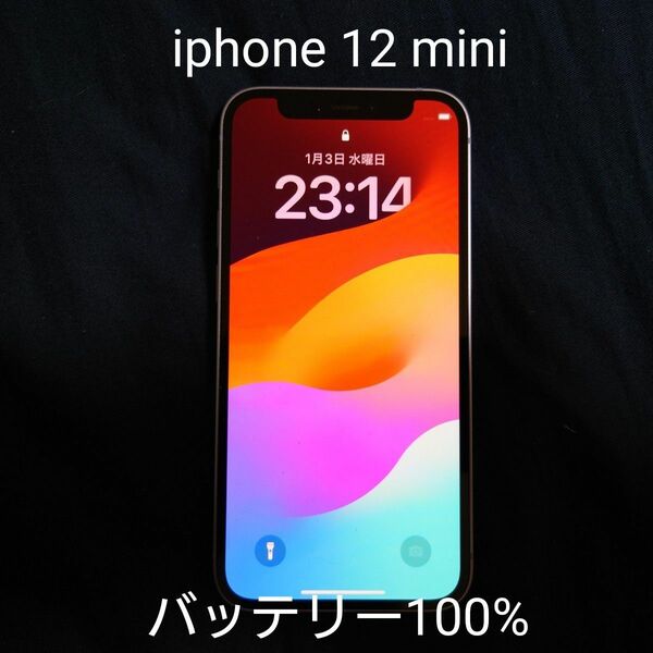 iphone 12 mini 64GB パープル【バッテリー100％】